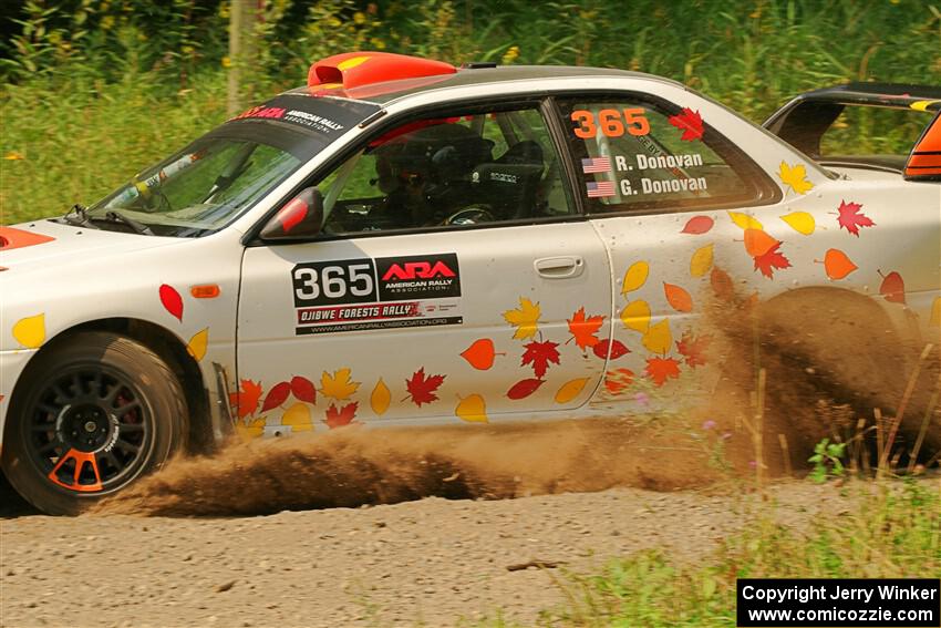 Richard Donovan / Greg Donovan Subaru Impreza on SS2, Thorpe Tower I.