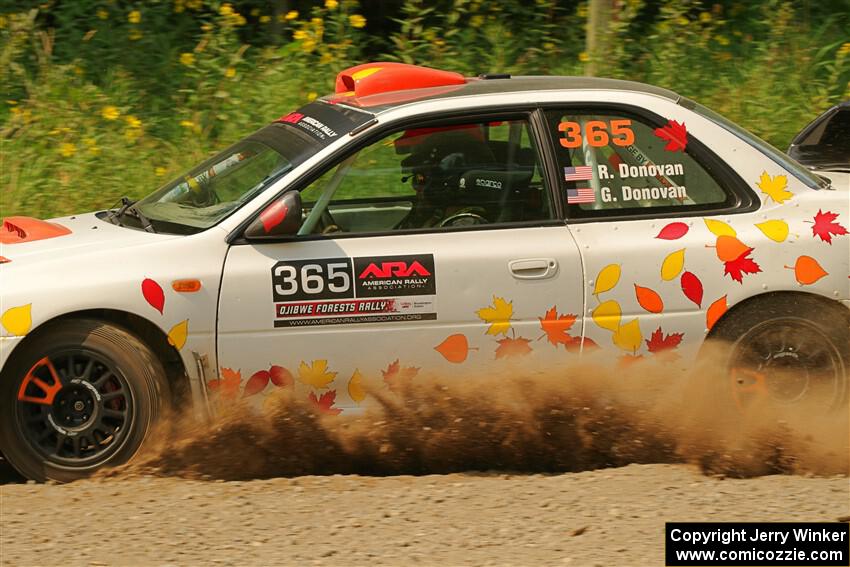 Richard Donovan / Greg Donovan Subaru Impreza on SS2, Thorpe Tower I.