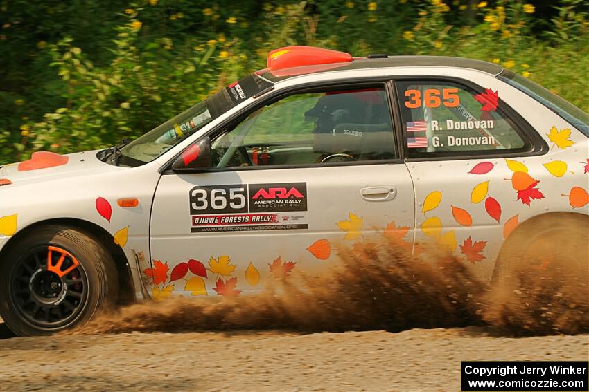 Richard Donovan / Greg Donovan Subaru Impreza on SS2, Thorpe Tower I.