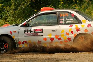 Richard Donovan / Greg Donovan Subaru Impreza on SS2, Thorpe Tower I.