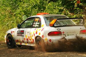 Richard Donovan / Greg Donovan Subaru Impreza on SS2, Thorpe Tower I.