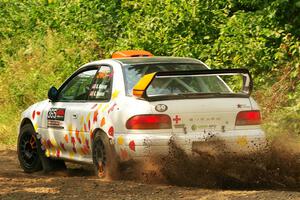 Richard Donovan / Greg Donovan Subaru Impreza on SS2, Thorpe Tower I.