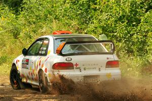 Richard Donovan / Greg Donovan Subaru Impreza on SS2, Thorpe Tower I.