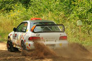 Richard Donovan / Greg Donovan Subaru Impreza on SS2, Thorpe Tower I.