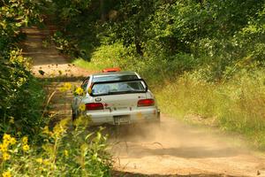 Richard Donovan / Greg Donovan Subaru Impreza on SS2, Thorpe Tower I.