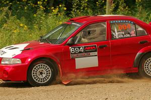 Tyler Witte / Cindi Carlson Mitsubishi Lancer Evo IV on SS2, Thorpe Tower I.