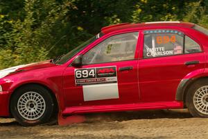 Tyler Witte / Cindi Carlson Mitsubishi Lancer Evo IV on SS2, Thorpe Tower I.