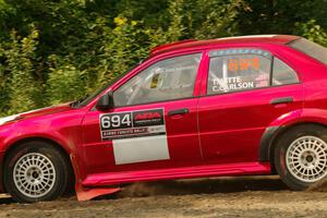 Tyler Witte / Cindi Carlson Mitsubishi Lancer Evo IV on SS2, Thorpe Tower I.