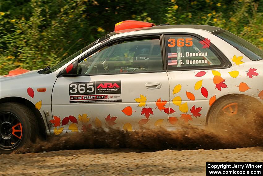 Richard Donovan / Greg Donovan Subaru Impreza on SS2, Thorpe Tower I.