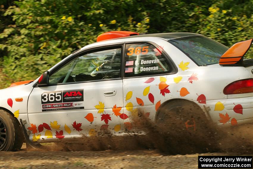 Richard Donovan / Greg Donovan Subaru Impreza on SS2, Thorpe Tower I.