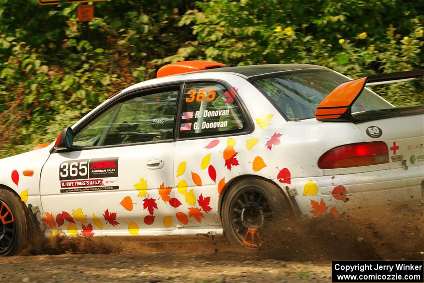 Richard Donovan / Greg Donovan Subaru Impreza on SS2, Thorpe Tower I.