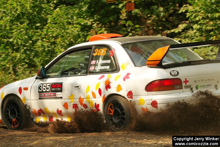 Richard Donovan / Greg Donovan Subaru Impreza on SS2, Thorpe Tower I.