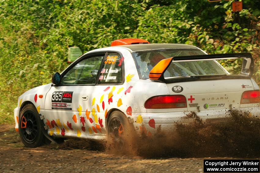 Richard Donovan / Greg Donovan Subaru Impreza on SS2, Thorpe Tower I.