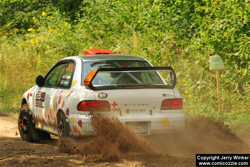 Richard Donovan / Greg Donovan Subaru Impreza on SS2, Thorpe Tower I.