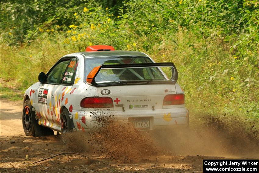 Richard Donovan / Greg Donovan Subaru Impreza on SS2, Thorpe Tower I.