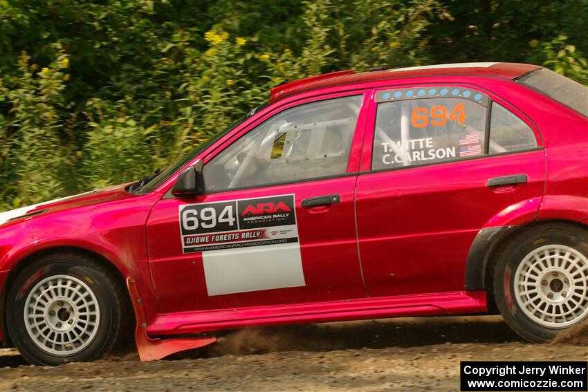 Tyler Witte / Cindi Carlson Mitsubishi Lancer Evo IV on SS2, Thorpe Tower I.