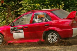 Tyler Witte / Cindi Carlson Mitsubishi Lancer Evo IV on SS2, Thorpe Tower I.