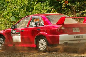 Tyler Witte / Cindi Carlson Mitsubishi Lancer Evo IV on SS2, Thorpe Tower I.