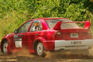 Tyler Witte / Cindi Carlson Mitsubishi Lancer Evo IV on SS2, Thorpe Tower I.