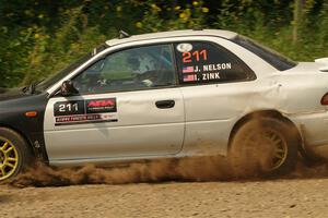 Jack Nelson / Isaac Zink Subaru Impreza on SS2, Thorpe Tower I.