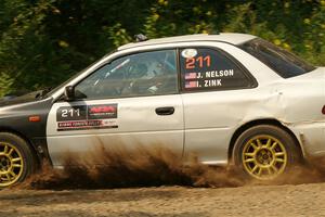 Jack Nelson / Isaac Zink Subaru Impreza on SS2, Thorpe Tower I.