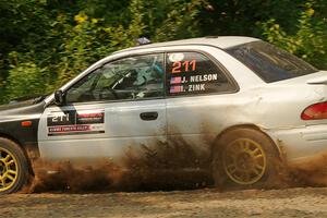 Jack Nelson / Isaac Zink Subaru Impreza on SS2, Thorpe Tower I.