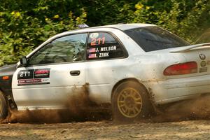 Jack Nelson / Isaac Zink Subaru Impreza on SS2, Thorpe Tower I.