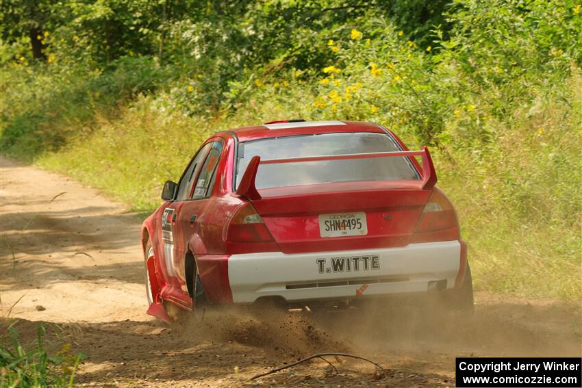 Tyler Witte / Cindi Carlson Mitsubishi Lancer Evo IV on SS2, Thorpe Tower I.