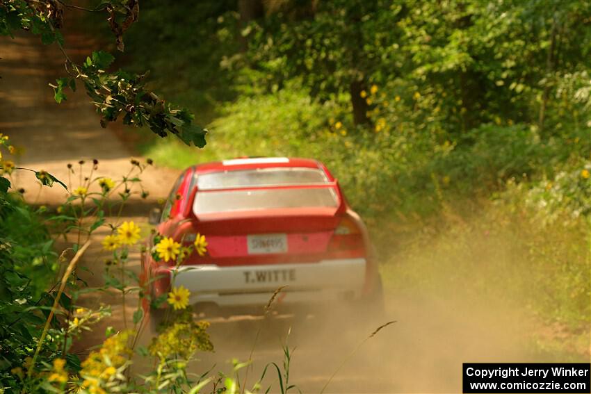 Tyler Witte / Cindi Carlson Mitsubishi Lancer Evo IV on SS2, Thorpe Tower I.