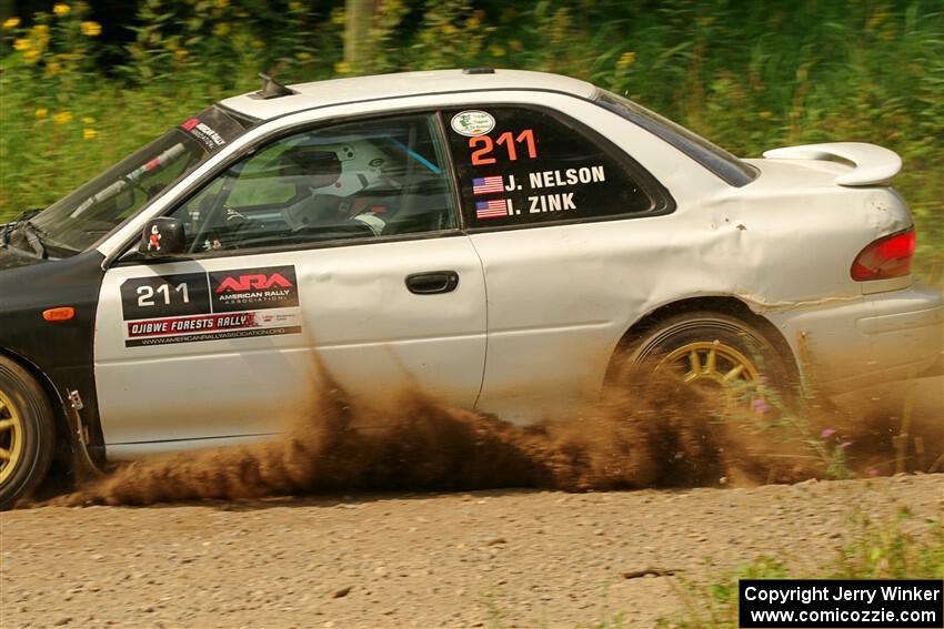 Jack Nelson / Isaac Zink Subaru Impreza on SS2, Thorpe Tower I.