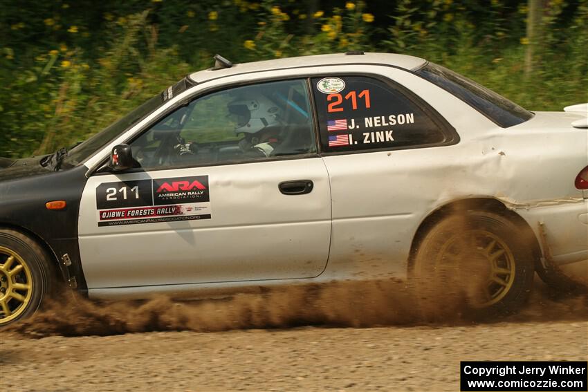 Jack Nelson / Isaac Zink Subaru Impreza on SS2, Thorpe Tower I.