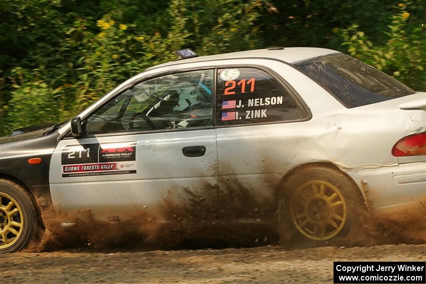 Jack Nelson / Isaac Zink Subaru Impreza on SS2, Thorpe Tower I.