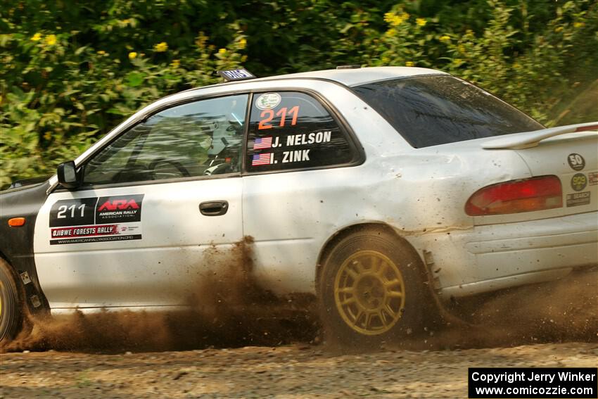 Jack Nelson / Isaac Zink Subaru Impreza on SS2, Thorpe Tower I.