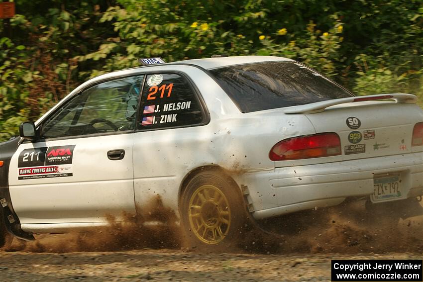 Jack Nelson / Isaac Zink Subaru Impreza on SS2, Thorpe Tower I.