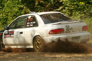 Jack Nelson / Isaac Zink Subaru Impreza on SS2, Thorpe Tower I.