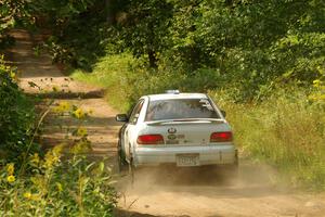 Jack Nelson / Isaac Zink Subaru Impreza on SS2, Thorpe Tower I.