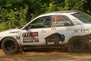 Peter Farrow / Ian Nelson Subaru WRX on SS2, Thorpe Tower I.