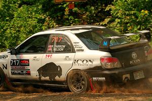 Peter Farrow / Ian Nelson Subaru WRX on SS2, Thorpe Tower I.