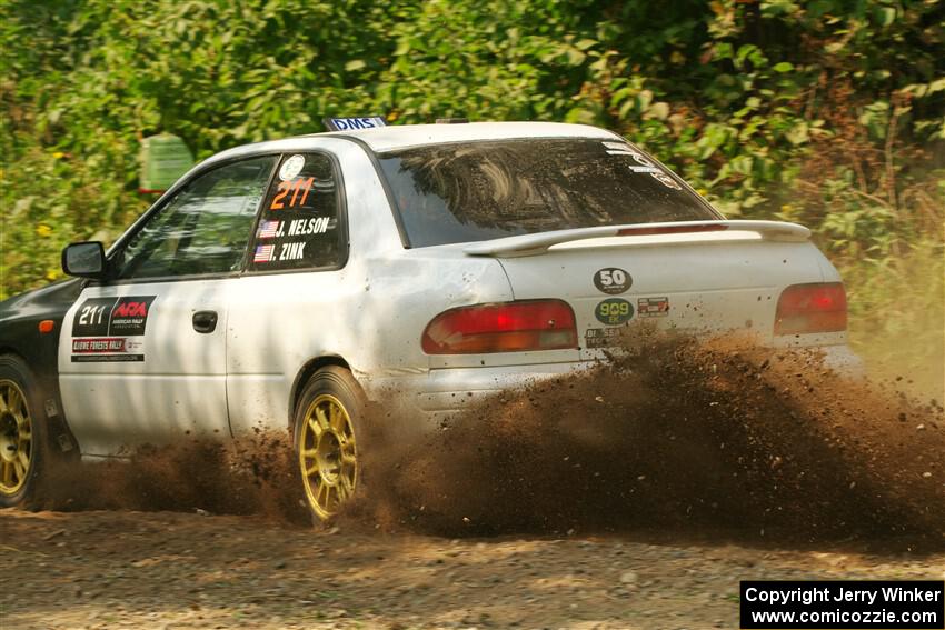 Jack Nelson / Isaac Zink Subaru Impreza on SS2, Thorpe Tower I.