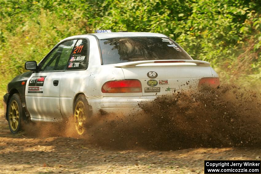 Jack Nelson / Isaac Zink Subaru Impreza on SS2, Thorpe Tower I.