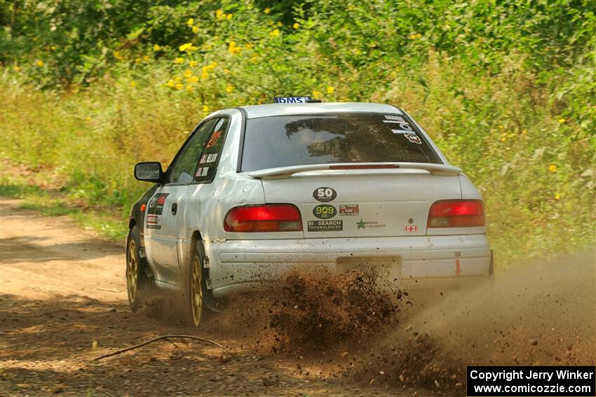 Jack Nelson / Isaac Zink Subaru Impreza on SS2, Thorpe Tower I.