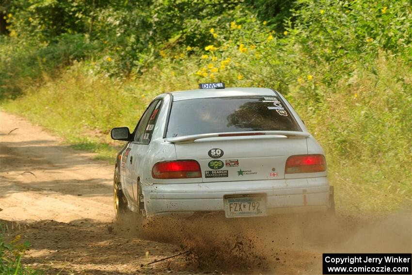 Jack Nelson / Isaac Zink Subaru Impreza on SS2, Thorpe Tower I.