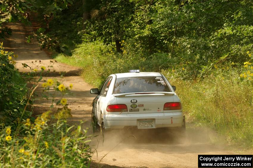 Jack Nelson / Isaac Zink Subaru Impreza on SS2, Thorpe Tower I.