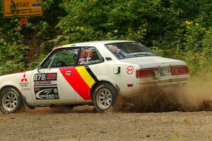 Erich Hopf / Calvin Gehlhausen Dodge Colt on SS2, Thorpe Tower I.