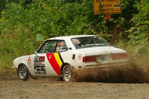 Erich Hopf / Calvin Gehlhausen Dodge Colt on SS2, Thorpe Tower I.