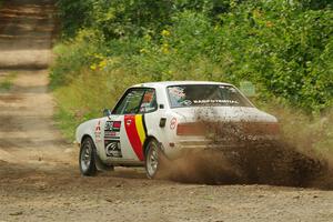 Erich Hopf / Calvin Gehlhausen Dodge Colt on SS2, Thorpe Tower I.