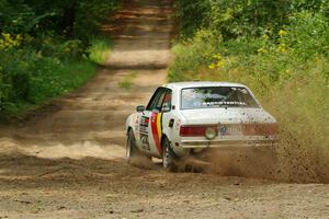 Erich Hopf / Calvin Gehlhausen Dodge Colt on SS2, Thorpe Tower I.