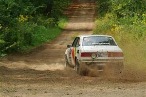 Erich Hopf / Calvin Gehlhausen Dodge Colt on SS2, Thorpe Tower I.