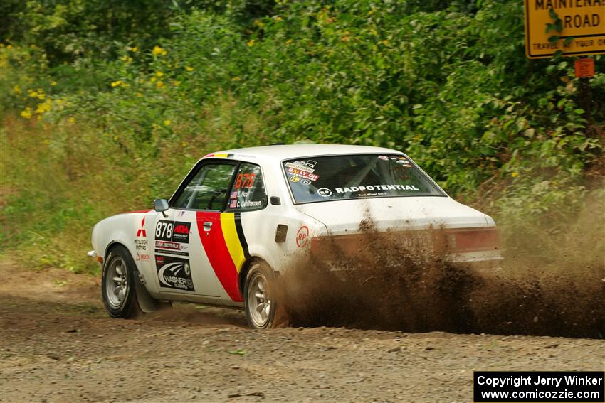 Erich Hopf / Calvin Gehlhausen Dodge Colt on SS2, Thorpe Tower I.