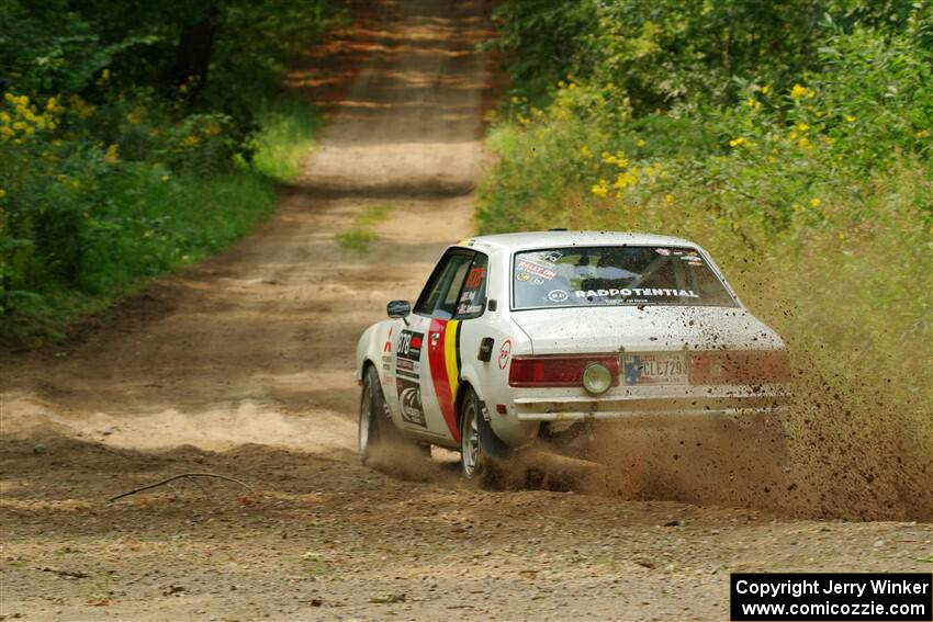 Erich Hopf / Calvin Gehlhausen Dodge Colt on SS2, Thorpe Tower I.